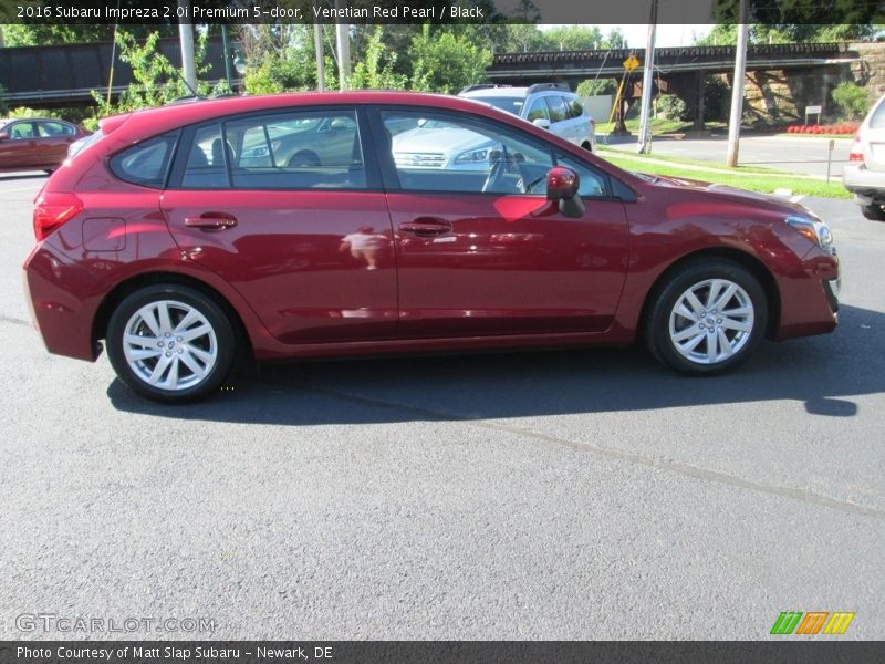 Venetian Red Pearl / Black 2016 Subaru Impreza 2.0i Premium 5-door