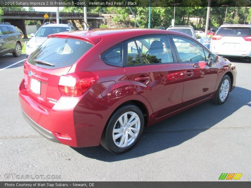 Venetian Red Pearl / Black 2016 Subaru Impreza 2.0i Premium 5-door