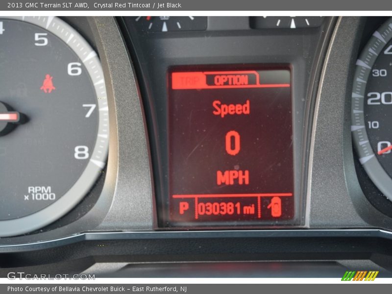 Crystal Red Tintcoat / Jet Black 2013 GMC Terrain SLT AWD