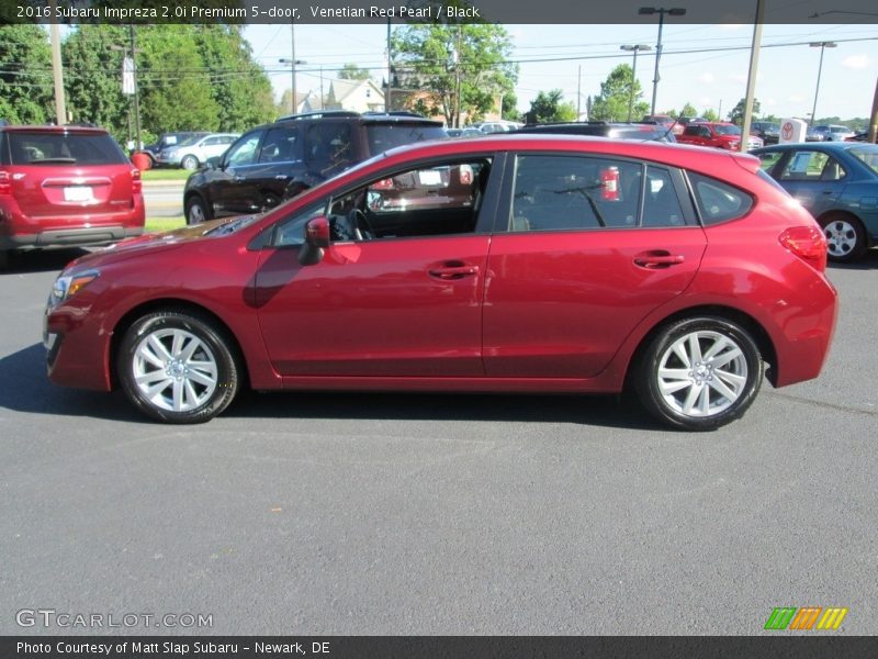 Venetian Red Pearl / Black 2016 Subaru Impreza 2.0i Premium 5-door