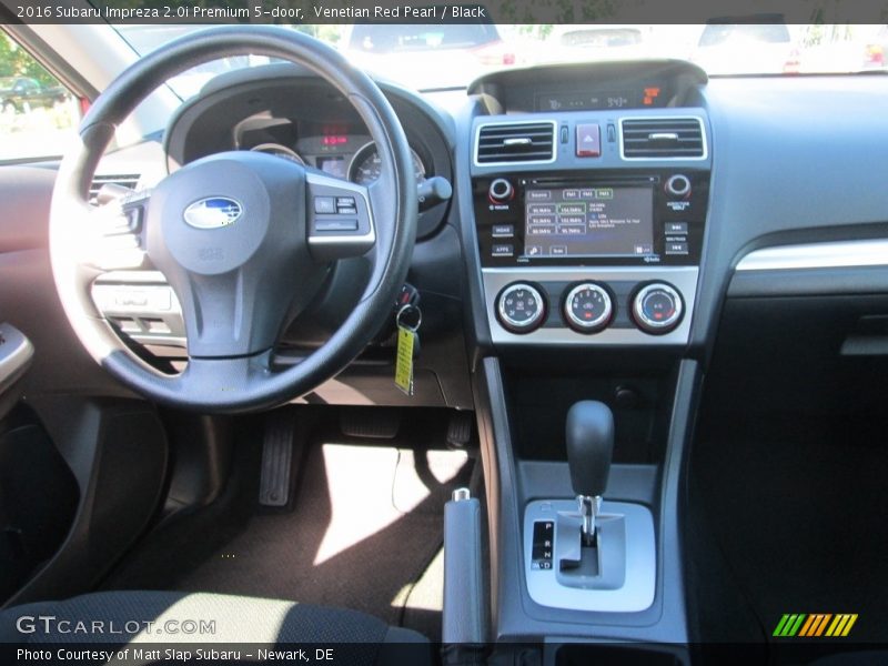 Venetian Red Pearl / Black 2016 Subaru Impreza 2.0i Premium 5-door