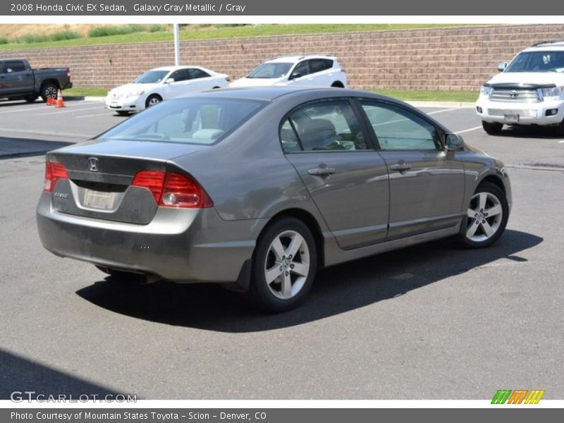 Galaxy Gray Metallic / Gray 2008 Honda Civic EX Sedan