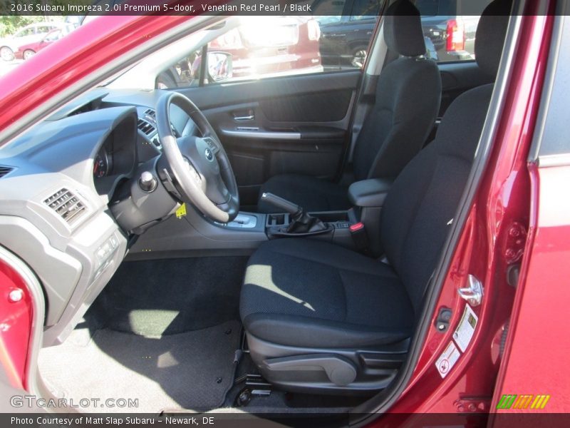 Venetian Red Pearl / Black 2016 Subaru Impreza 2.0i Premium 5-door