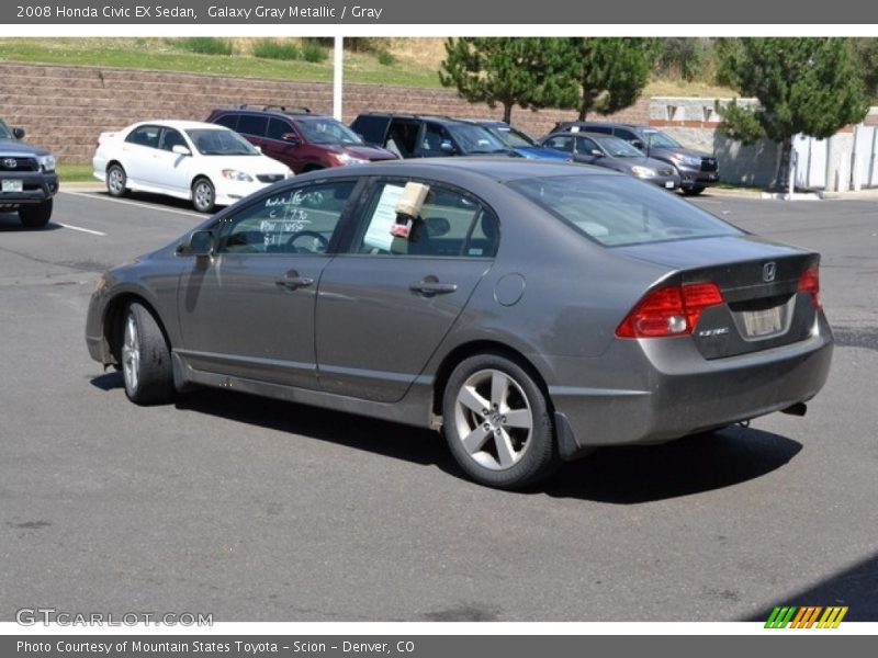 Galaxy Gray Metallic / Gray 2008 Honda Civic EX Sedan