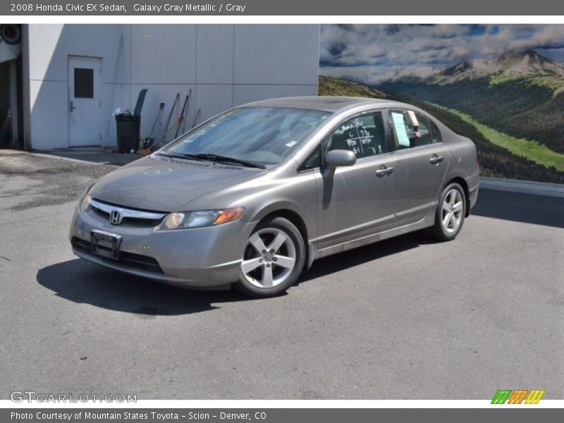Front 3/4 View of 2008 Civic EX Sedan