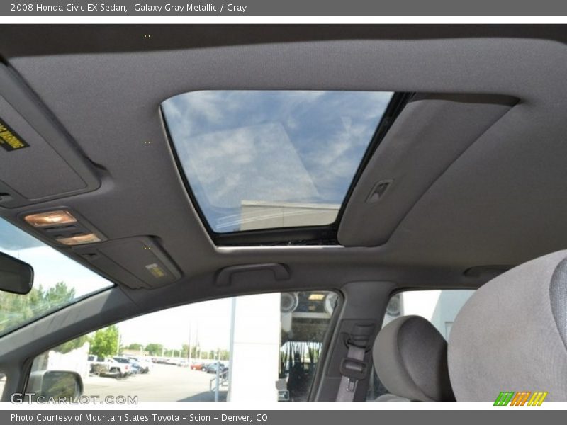 Galaxy Gray Metallic / Gray 2008 Honda Civic EX Sedan