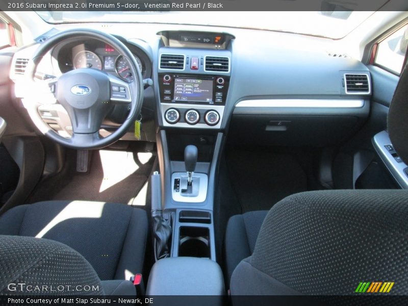 Venetian Red Pearl / Black 2016 Subaru Impreza 2.0i Premium 5-door
