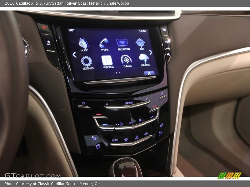 Silver Coast Metallic / Shale/Cocoa 2016 Cadillac XTS Luxury Sedan