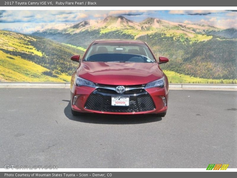 Ruby Flare Pearl / Black 2017 Toyota Camry XSE V6
