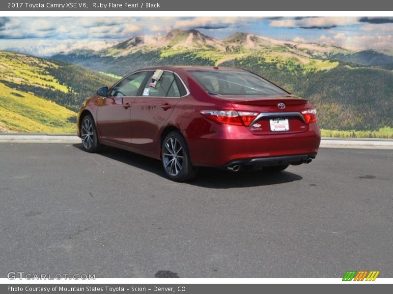Ruby Flare Pearl / Black 2017 Toyota Camry XSE V6
