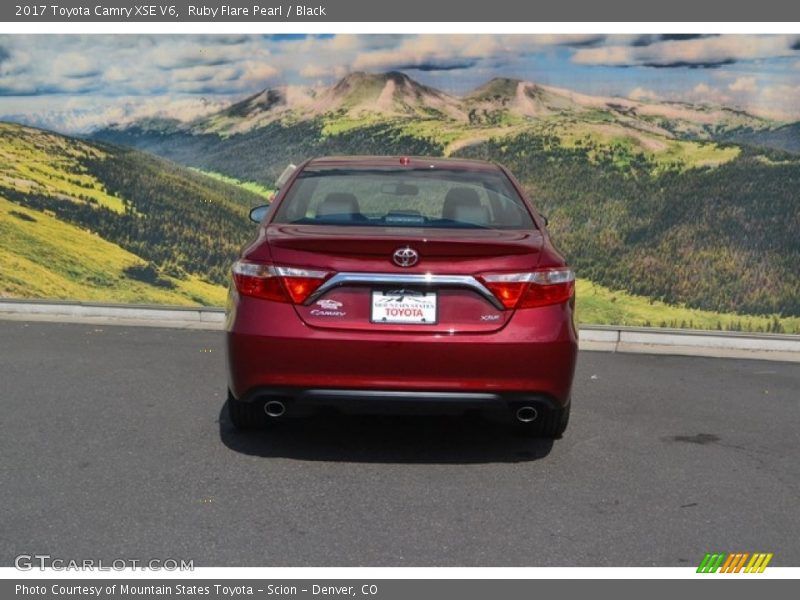 Ruby Flare Pearl / Black 2017 Toyota Camry XSE V6