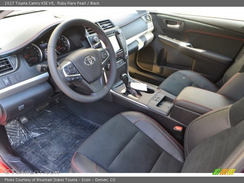 2017 Camry XSE V6 Black Interior