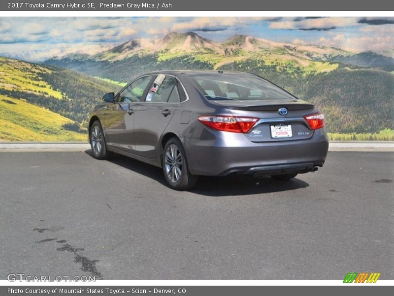 Predawn Gray Mica / Ash 2017 Toyota Camry Hybrid SE