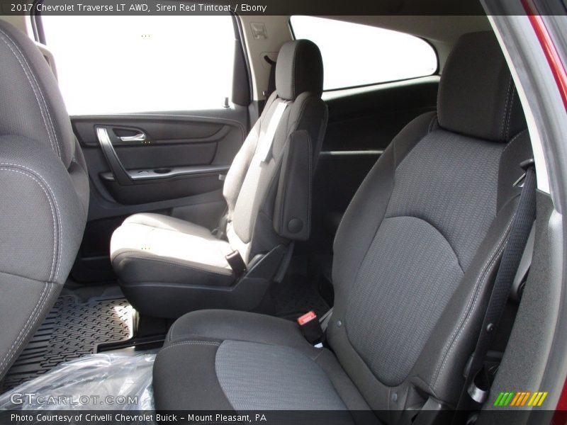 Siren Red Tintcoat / Ebony 2017 Chevrolet Traverse LT AWD