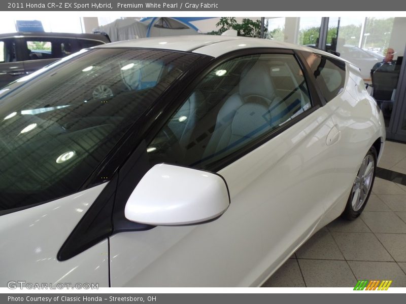 Premium White Pearl / Gray Fabric 2011 Honda CR-Z EX Sport Hybrid