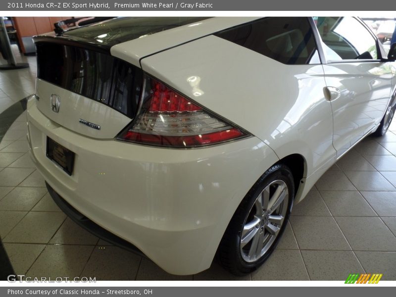 Premium White Pearl / Gray Fabric 2011 Honda CR-Z EX Sport Hybrid