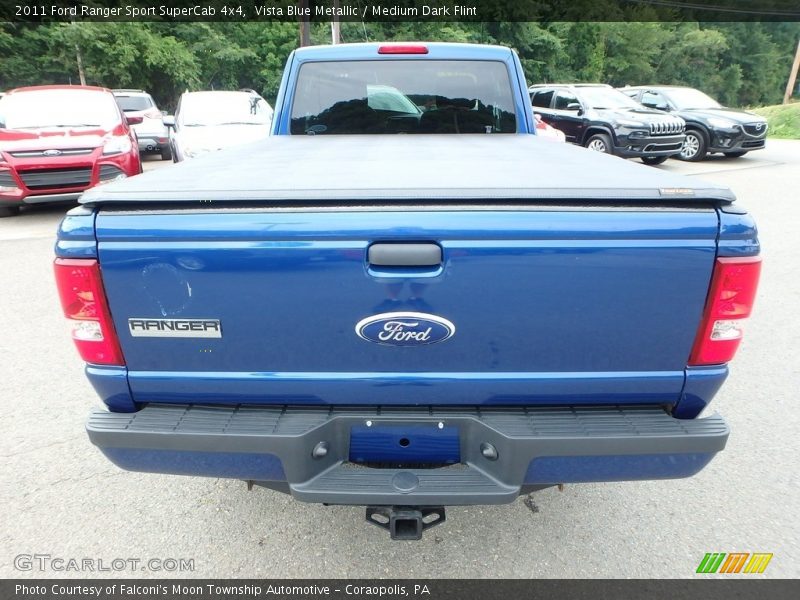 Vista Blue Metallic / Medium Dark Flint 2011 Ford Ranger Sport SuperCab 4x4