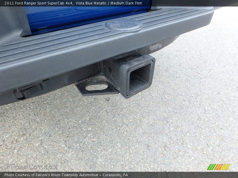 Vista Blue Metallic / Medium Dark Flint 2011 Ford Ranger Sport SuperCab 4x4