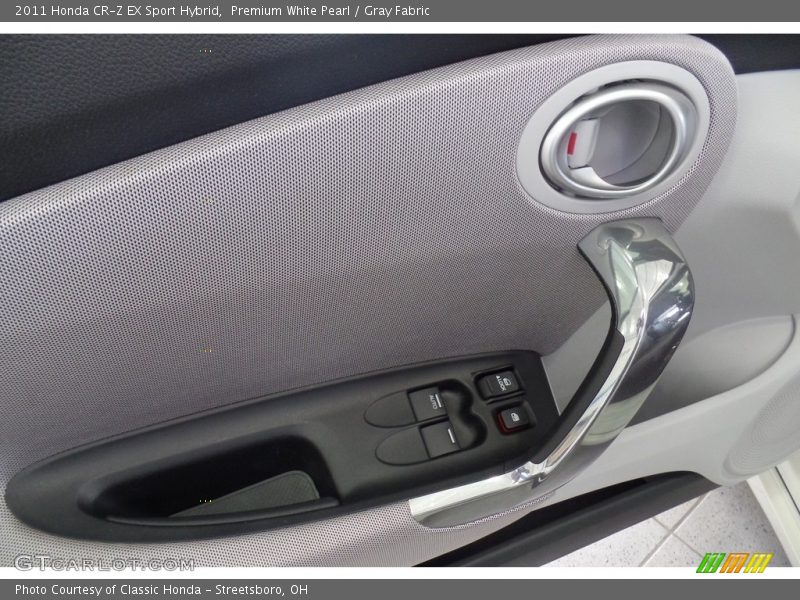 Premium White Pearl / Gray Fabric 2011 Honda CR-Z EX Sport Hybrid
