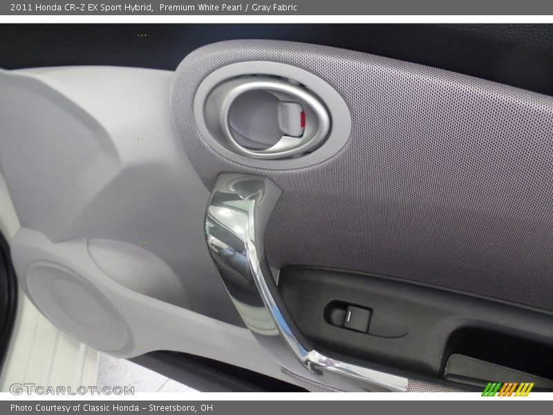Premium White Pearl / Gray Fabric 2011 Honda CR-Z EX Sport Hybrid