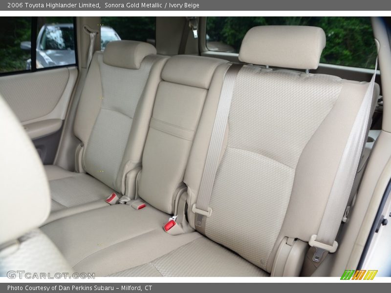Rear Seat of 2006 Highlander Limited