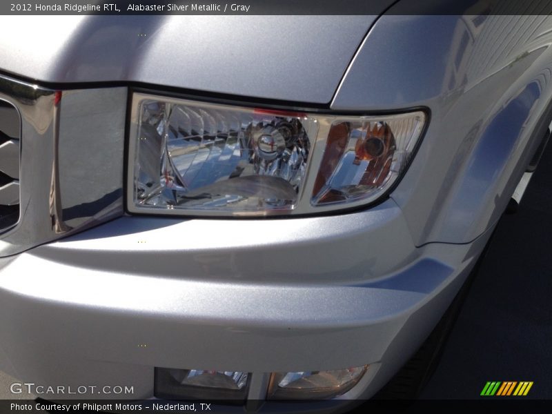 Alabaster Silver Metallic / Gray 2012 Honda Ridgeline RTL