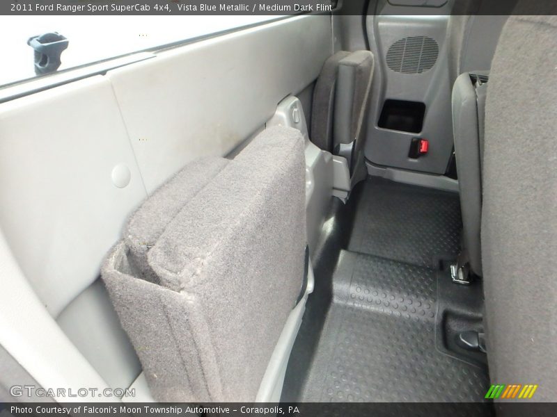 Vista Blue Metallic / Medium Dark Flint 2011 Ford Ranger Sport SuperCab 4x4