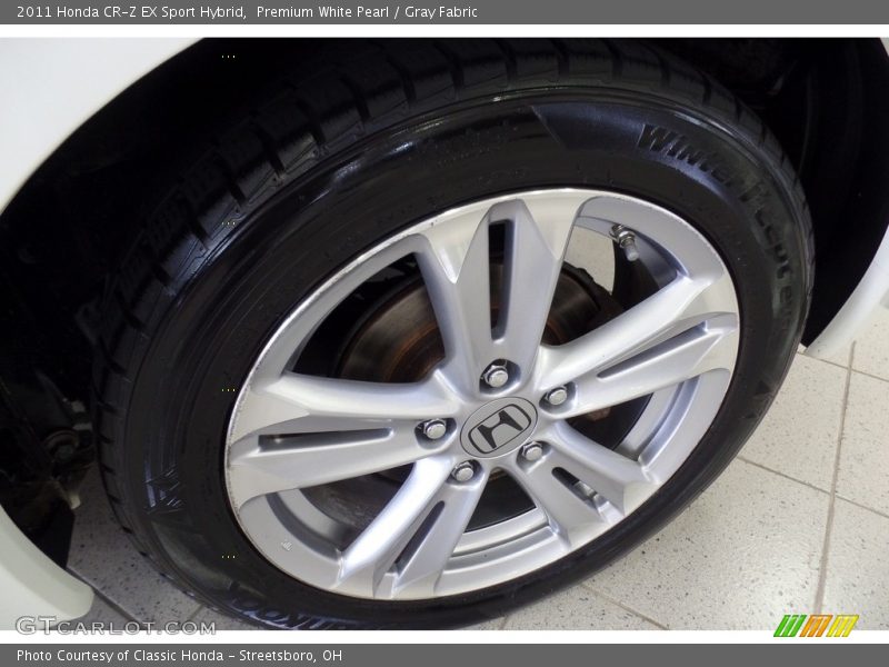 Premium White Pearl / Gray Fabric 2011 Honda CR-Z EX Sport Hybrid