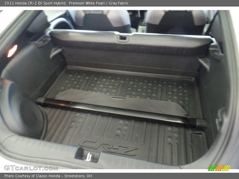 Premium White Pearl / Gray Fabric 2011 Honda CR-Z EX Sport Hybrid