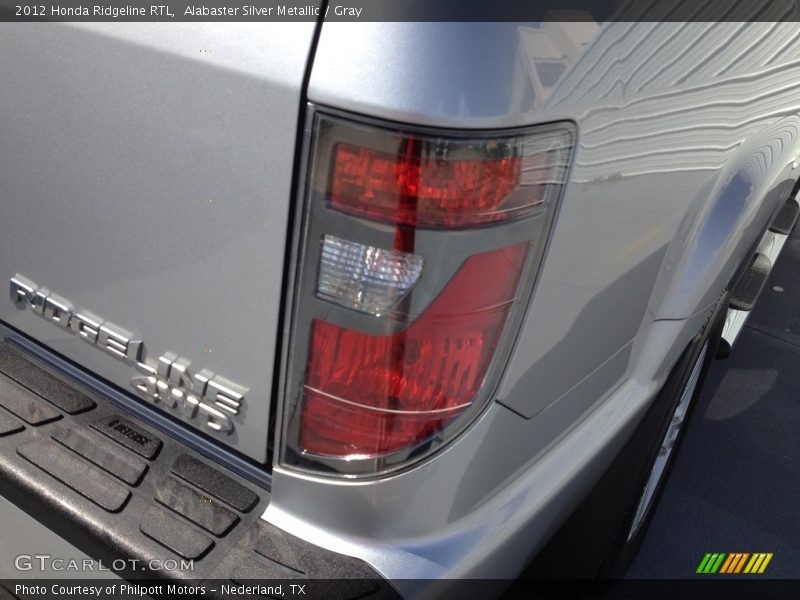 Alabaster Silver Metallic / Gray 2012 Honda Ridgeline RTL
