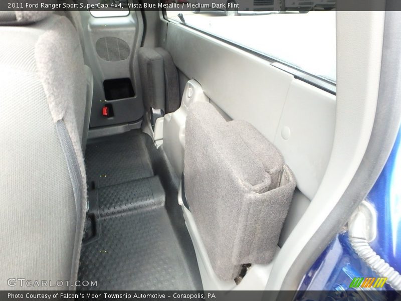 Vista Blue Metallic / Medium Dark Flint 2011 Ford Ranger Sport SuperCab 4x4