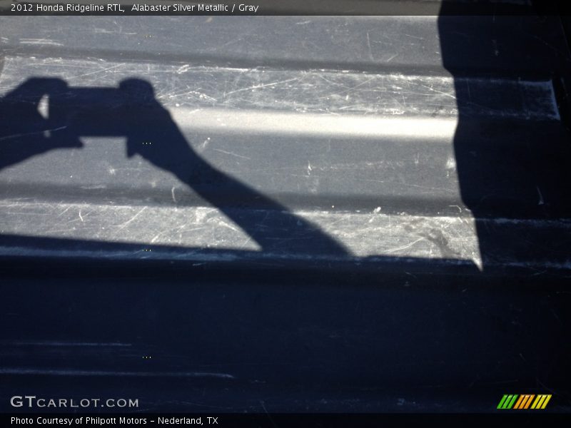 Alabaster Silver Metallic / Gray 2012 Honda Ridgeline RTL