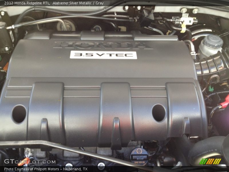 Alabaster Silver Metallic / Gray 2012 Honda Ridgeline RTL