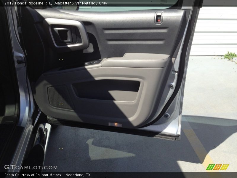 Alabaster Silver Metallic / Gray 2012 Honda Ridgeline RTL