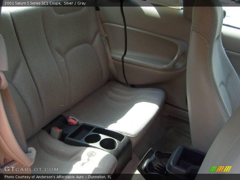 Silver / Gray 2001 Saturn S Series SC1 Coupe