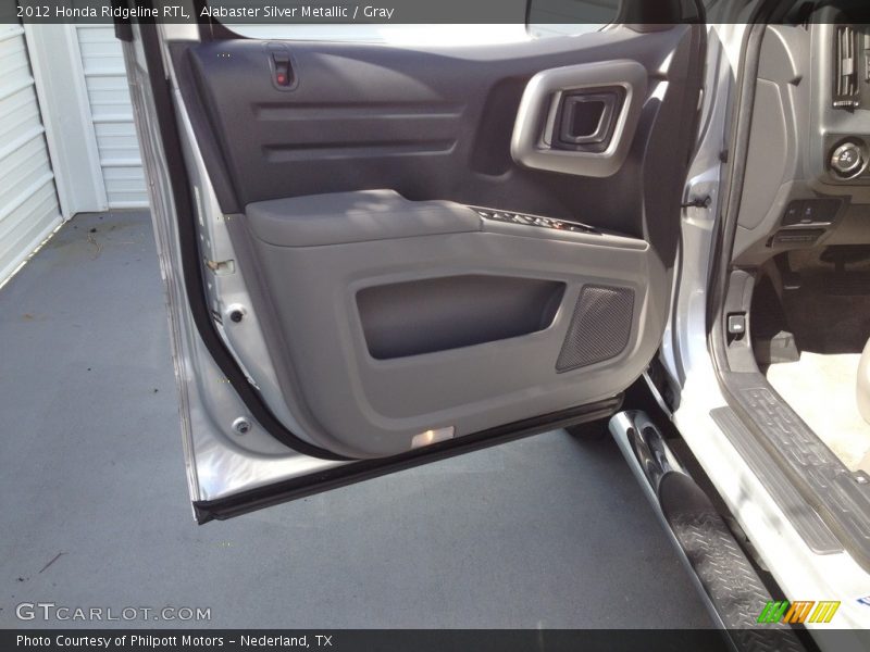 Alabaster Silver Metallic / Gray 2012 Honda Ridgeline RTL