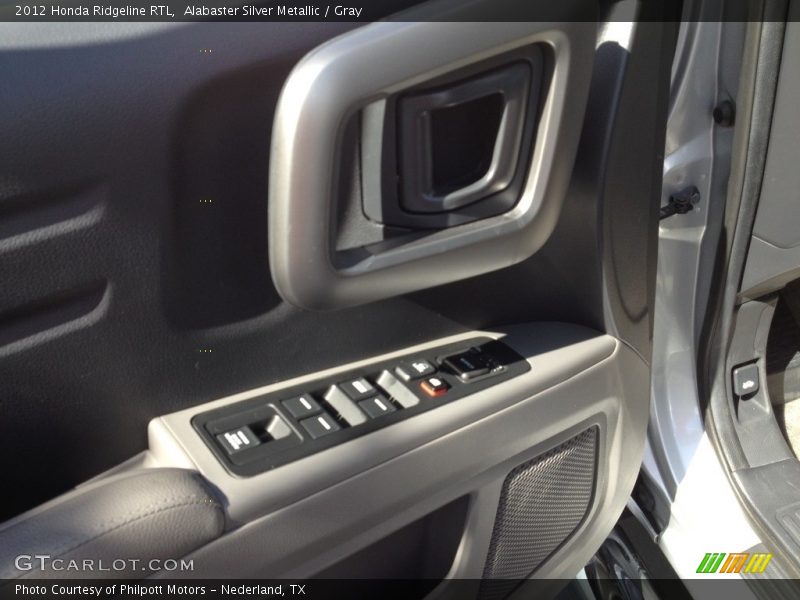 Alabaster Silver Metallic / Gray 2012 Honda Ridgeline RTL