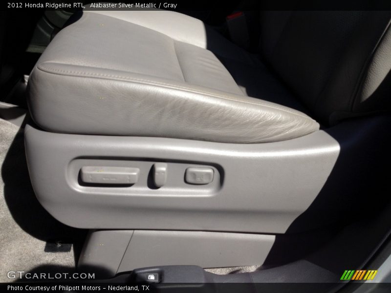 Alabaster Silver Metallic / Gray 2012 Honda Ridgeline RTL