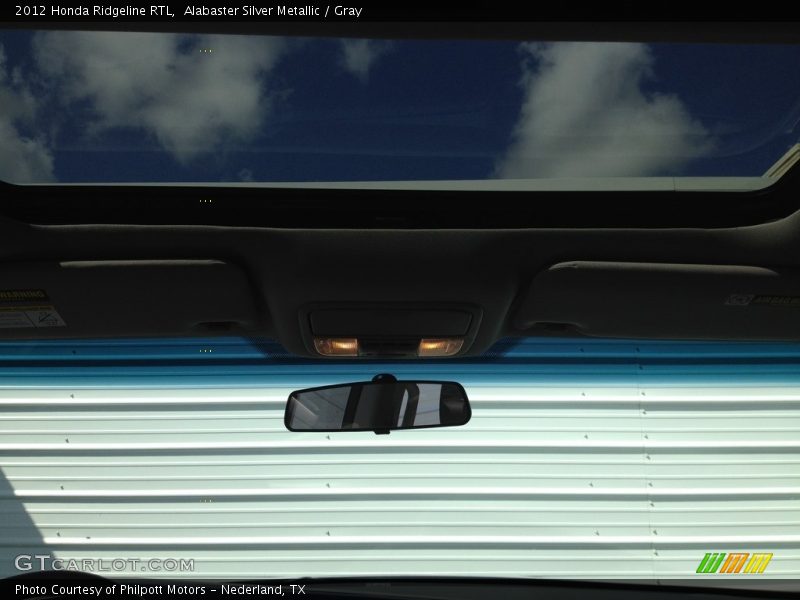 Alabaster Silver Metallic / Gray 2012 Honda Ridgeline RTL