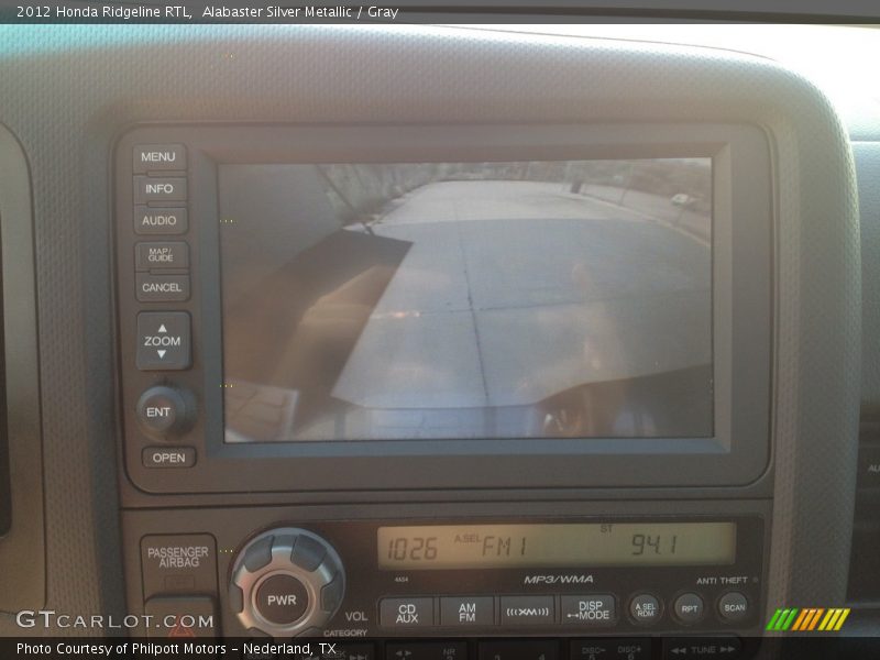Alabaster Silver Metallic / Gray 2012 Honda Ridgeline RTL