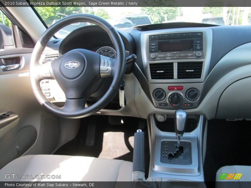 Sage Green Metallic / Ivory 2010 Subaru Impreza Outback Sport Wagon