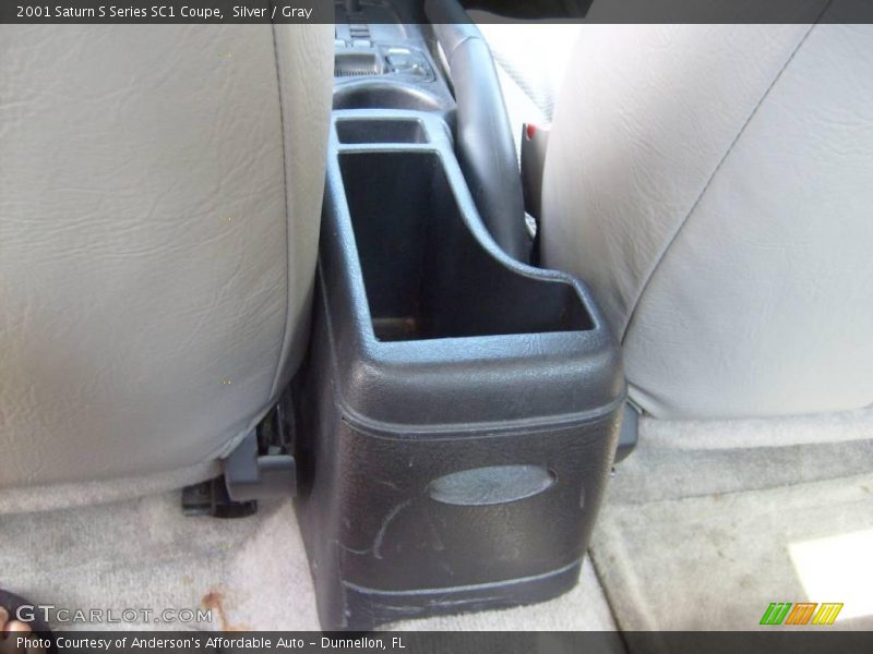 Silver / Gray 2001 Saturn S Series SC1 Coupe