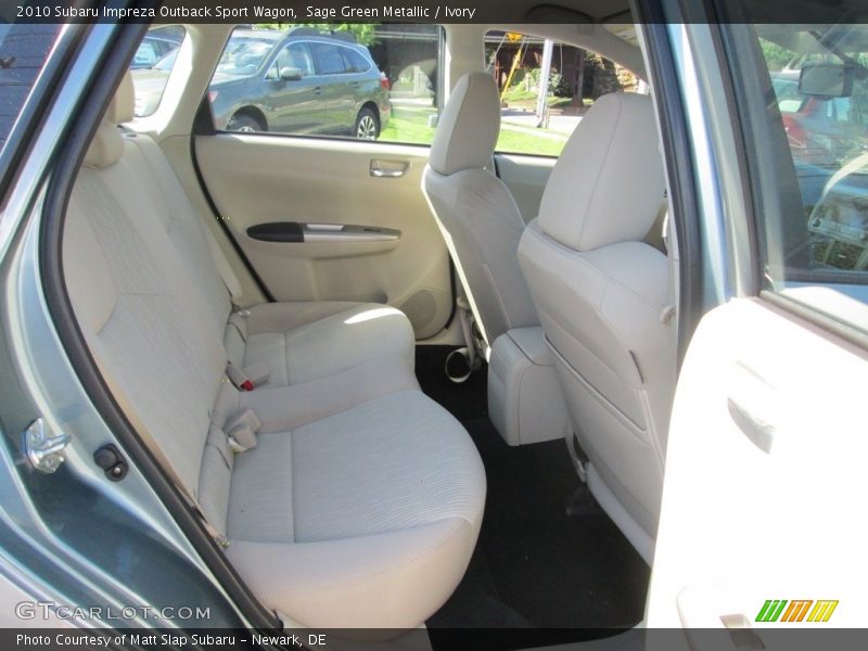 Sage Green Metallic / Ivory 2010 Subaru Impreza Outback Sport Wagon
