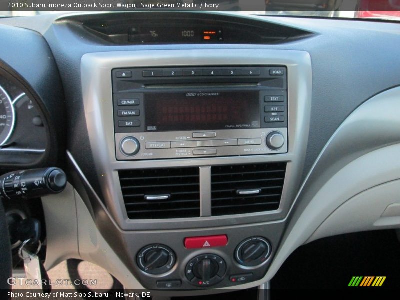 Sage Green Metallic / Ivory 2010 Subaru Impreza Outback Sport Wagon