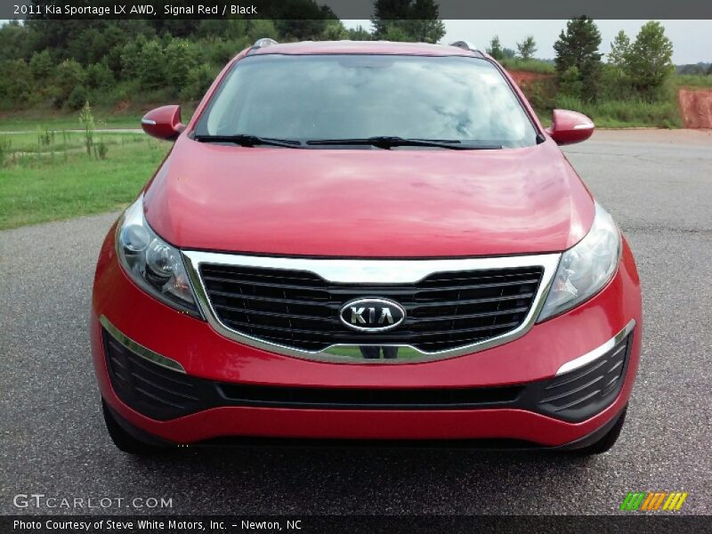 Signal Red / Black 2011 Kia Sportage LX AWD
