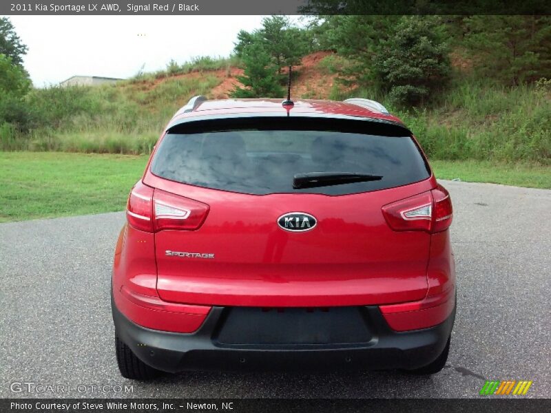 Signal Red / Black 2011 Kia Sportage LX AWD