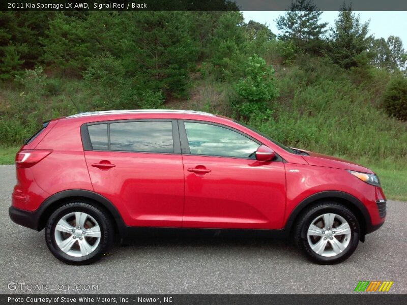 Signal Red / Black 2011 Kia Sportage LX AWD