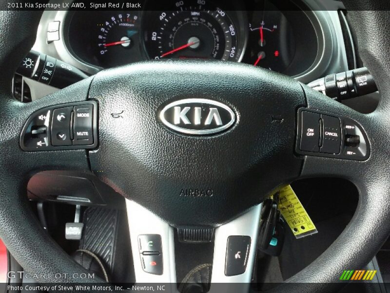 Signal Red / Black 2011 Kia Sportage LX AWD