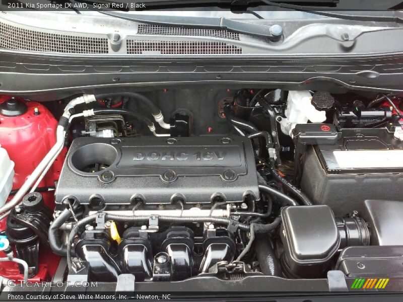 Signal Red / Black 2011 Kia Sportage LX AWD