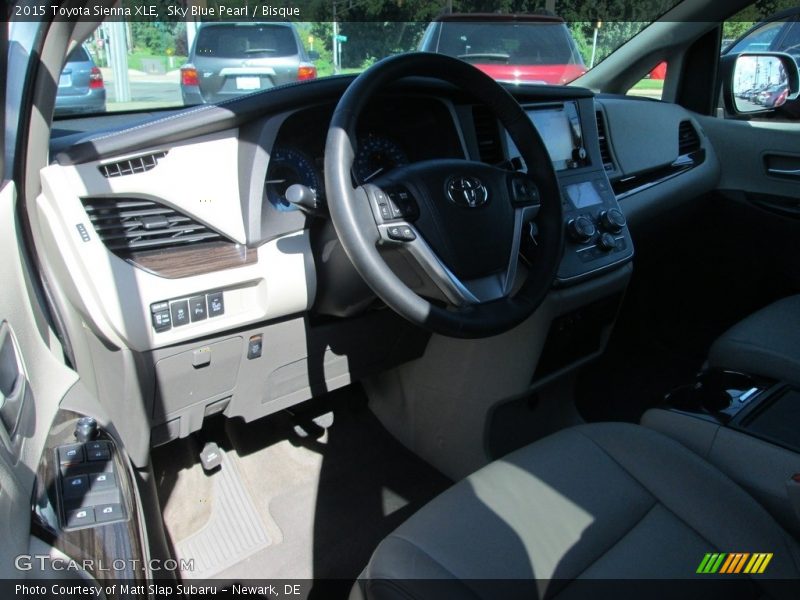Sky Blue Pearl / Bisque 2015 Toyota Sienna XLE